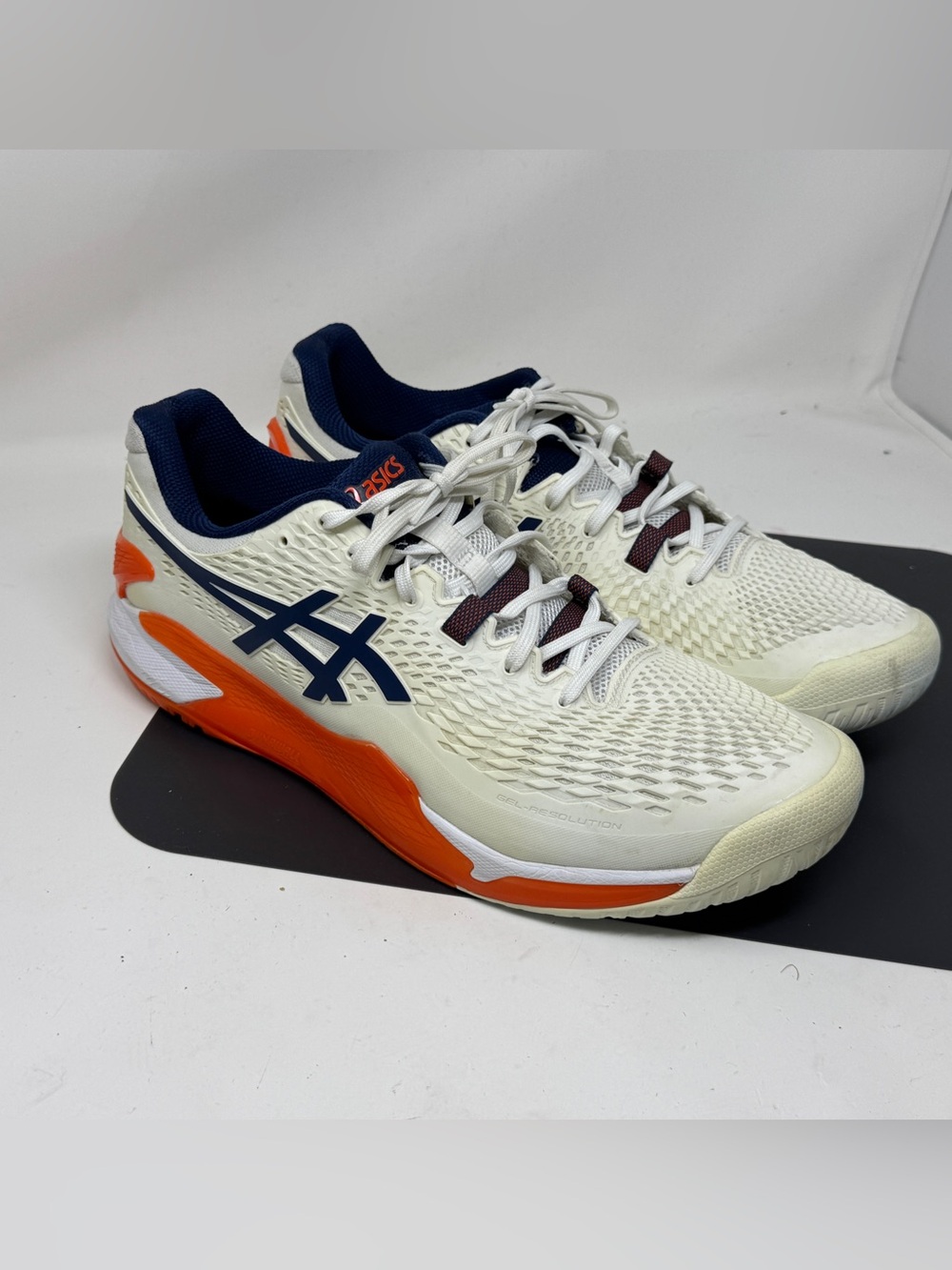 Asics men’s Gel Resolution 9 Tennis/Pickleball shoes size wide 13